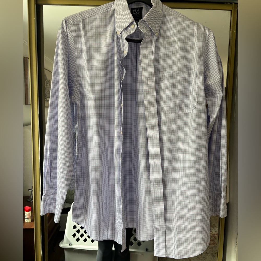 Jos A Bank Traveler Tailored Fit Shirt